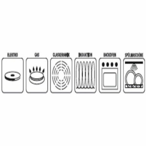 Casserole with lid GSW noir Enamelled Steel