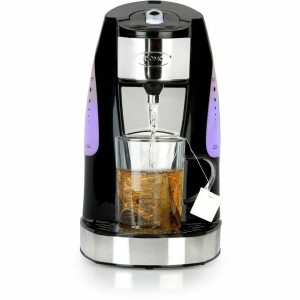 Teekanne DOMO DO482WK 1,5 L Weiß Schwarz Edelstahl (1 Stücke) |  Gl...