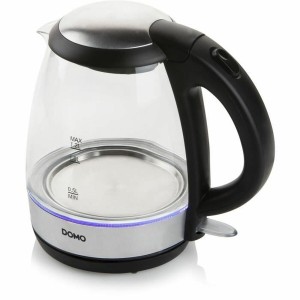 Bouilloire DOMO DO9218WK Argenté Acier inoxydable Verre 2200 W 1,2 ...
