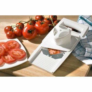 Mandoline-Râpe Leifheit Blanc Acier inoxydable Plastique 4 en 1 |  ...