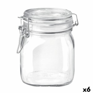 Glass Jar Bormioli Rocco Fido Transparent (6 Units) |  Lunch boxes,...