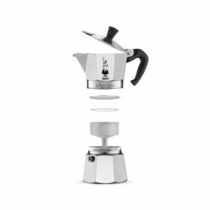 Italian Coffee Pot Bialetti 0001163 Aluminium 6 Cups