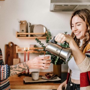 Italian Coffee Pot Bialetti 0001163 Aluminium 6 Cups