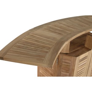 Bar unit Home ESPRIT Brown 157 x 66 x 104 cm |  Bottle racks   | Ch...