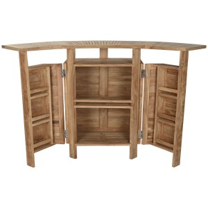 Bar unit Home ESPRIT Brown 157 x 66 x 104 cm |  Bottle racks   | Ch...