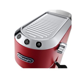 Kolben-Kaffeemaschine DeLonghi 0132106169 Edelstahl Rot 1 L |  Kaff...