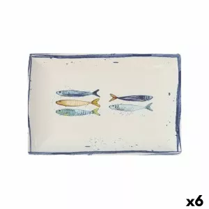 Kochschüssel La Mediterránea Peixe rechteckig Fische 30 x 20 x 2,5 ...