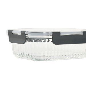 Lunchbox Home ESPRIT Durchsichtig Polypropylen Borosilikatglas 640 ...