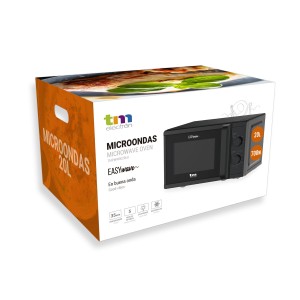Mikrowelle TM Electron Schwarz 700 W 20 L |  Mikrowellenherde   | C...