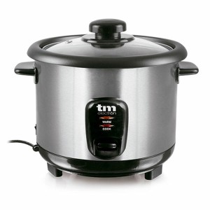 cuiseur à riz TM Electron Acier verre Acier inoxydable 400 W 1 L | ...
