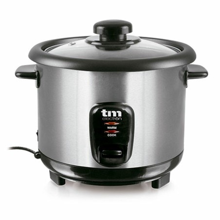 cuiseur à riz TM Electron Acier verre Acier inoxydable 400 W 1 L | ...