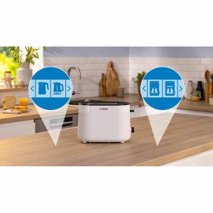 Toaster BOSCH TAT2M121 White 950 W |  Toasters   | Chef Up