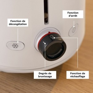 Toaster BOSCH TAT2M121 White 950 W |  Toasters   | Chef Up