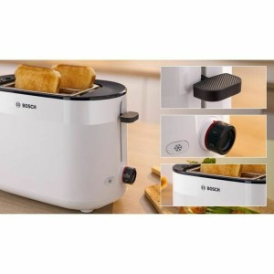 Toaster BOSCH TAT2M121 White 950 W |  Toasters   | Chef Up