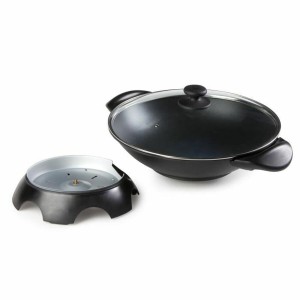 Wok Pfanne DOMO DO-8708W 2000 W 5 L Schwarz |  Pfannen und Töpfe   ...