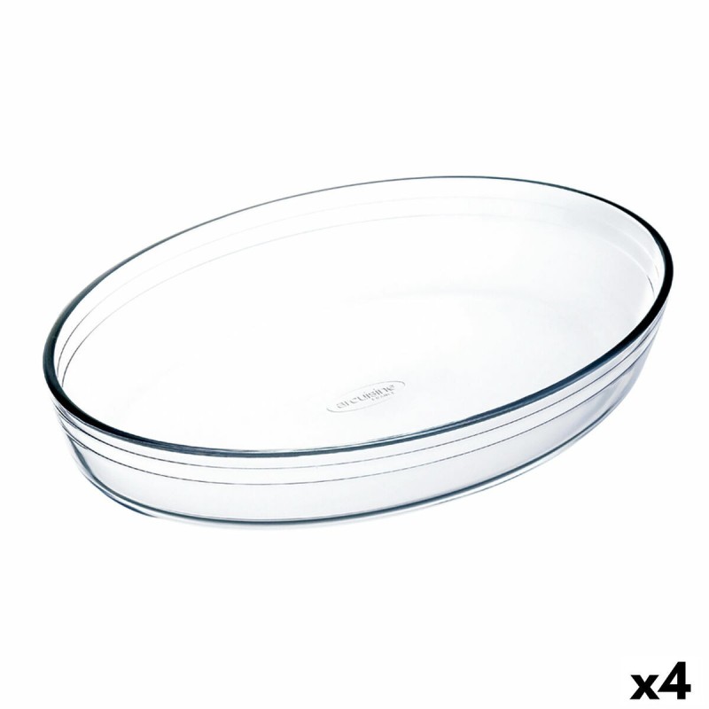 Ofenschüssel Ô Cuisine Ocuisine Vidrio Durchsichtig Glas Oval 30 x ...