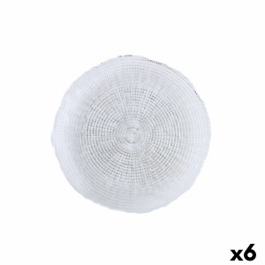 Flacher Teller Quid Boreal Durchsichtig Glas Ø 21 cm (6 Stück) (Pac...