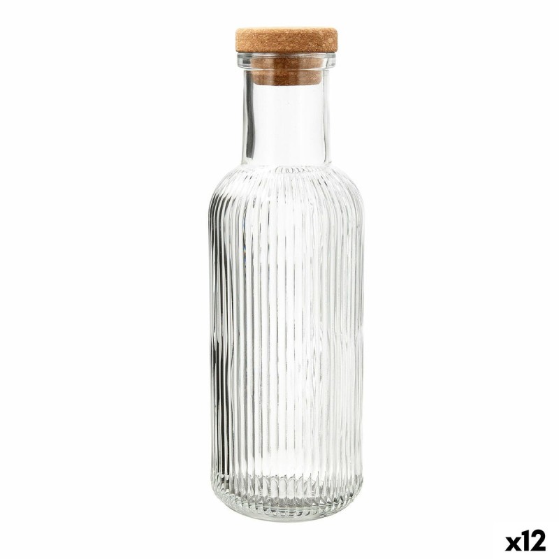 Bottle Quid Maison Transparent Glass 1 L (12 Units) |  Glasses, cup...