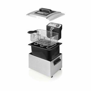 Fritteuse Princess 01.184090.01.001 5 L Silberfarben |  Fritteusen ...