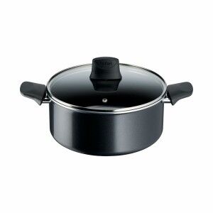 Pan Tefal FORCE BLACK 24C Black Aluminium |  Pans and casseroles   ...