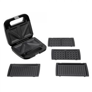 Sandwichmaker JATA Schwarz 750 W |  Sandwich-Toaster   | Chef Up