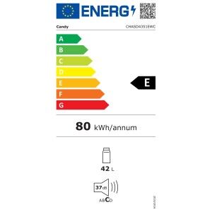 Mini réfrigérateur Candy CHASD4351EWC Blanc 42 L |  Refrigérateurs ...