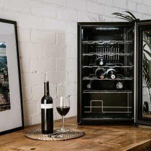 Vinoteca Taurus CHANSON 24 43 x 45 x 74 cm Grey |  Oenology   | Che...