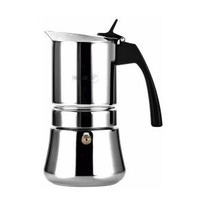 Italian Coffee Pot Fagor Stainless steel 18/10 10 Cups Black |  Cof...