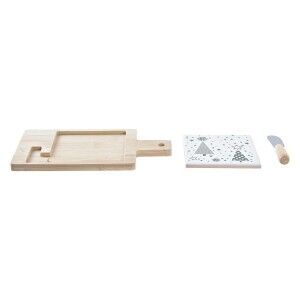 Satz für Appetithäppchen DKD Home Decor Weiß grün Bambus Steingut (...