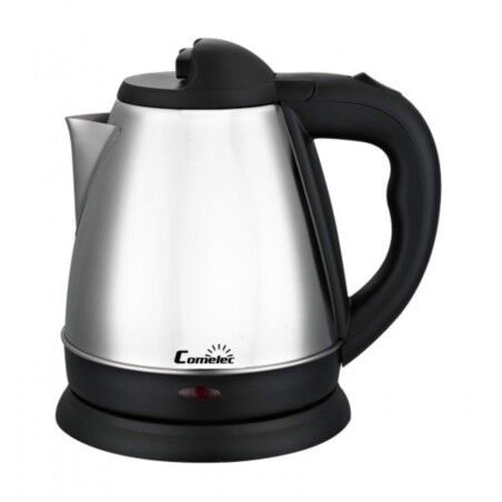 Wasserkocher COMELEC D227990 1,2 L 1600W Weiß Schwarz Schwarz/Silbe...