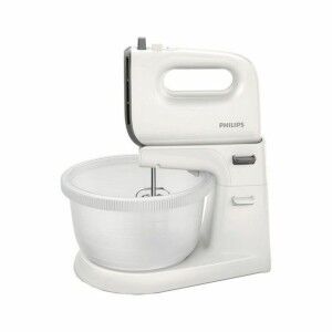 Mixer-Kneader with Bowl Philips HR3745/00 White 3 L 450 W |  Kneade...