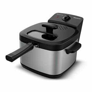 Fritteuse Taurus DF1200 2000 W 1,5 L Schwarz Silberfarben |  Fritte...