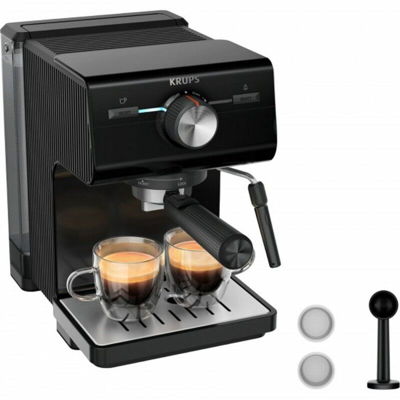 Express Manual Coffee Machine Krups Authentic XP381810 Black 1100 W... Express Manual Coffee Machine Krups Authentic XP381810 Black 1100 W...