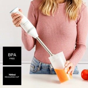 Hand-held Blender Taurus BAPI 1200 PURE White |  Blenders   | Chef Up