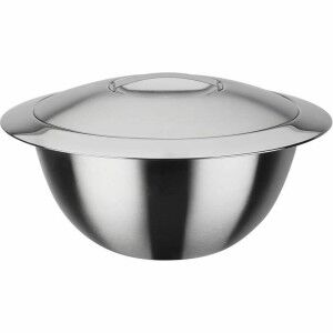 Salad Bowl GSW DESIGN 20 cm Silver Metal Stainless steel 2 L Therma...