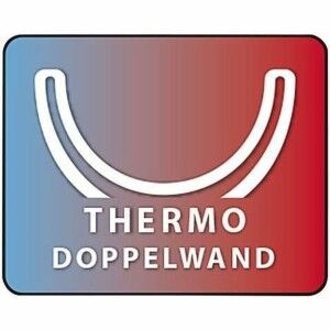 Salatschüssel GSW DESIGN 20 cm Silberfarben Metall Edelstahl 2 L Th...