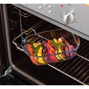 Baking tray Pyrex Cook & Store 2,5 L 1,1 L 0,4 l Green Rectangular ...