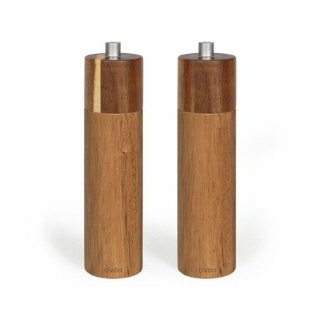 Pepper Mill Livoo MEN425 40 ml 2 Units |  Spice and sauce boats   |...