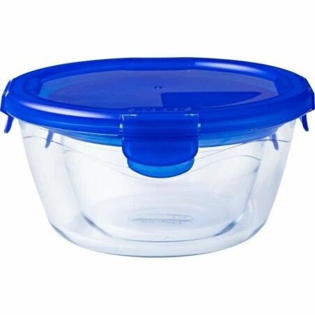 Stapelbares luftdichtes Küchenbehälterset Pyrex Blau 0,7 L 3 Stücke...