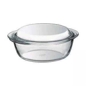 Casserole with lid Pyrex Essentials Transparent 32 L |  Pans and ca...