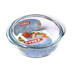 Casserole avec Couvercle Pyrex Essentials Transparent 32 L |  Poêle...