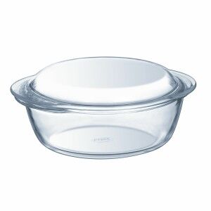Casserole avec Couvercle Pyrex Essentials Transparent 32 L |  Poêle...