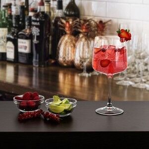 Set of Gin and Tonic cups Ginger Transparent Glass 660 ml |  Glasse...