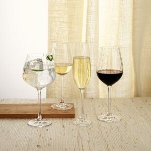 Weinglas Bohemia Crystal Optic Durchsichtig 400 ml 6 Stück |  Gläse...