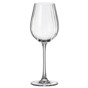verre de vin Bohemia Crystal Optic Transparent 400 ml 6 Unités |  V...