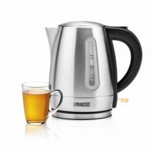 Wasserkocher Princess 01.236023.01.001 Grau Schwarz/Silberfarben Ed...