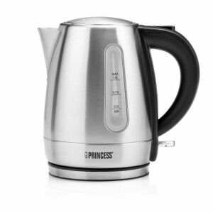 Wasserkocher Princess 01.236023.01.001 Grau Schwarz/Silberfarben Ed...