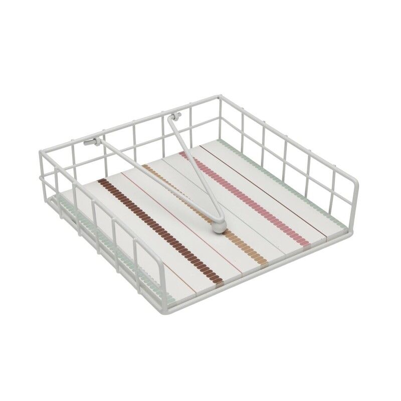 Serviettenring Versa FLINT Stahl Holz MDF 18 x 7 x 18 cm |  Weitere...