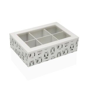 Teebox Versa GATTO Holz 17 x 7 x 24 cm |  Weiteres Zubehör und Koch...