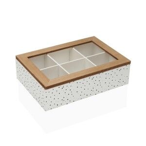 Teebox Versa SPECKLE Holz 17 x 7 x 24 cm |  Weiteres Zubehör und Ko...